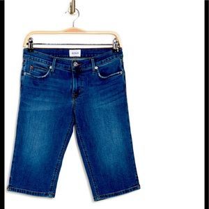 Hudson Viceroy Mid Rise Knee Length Demin Shorts